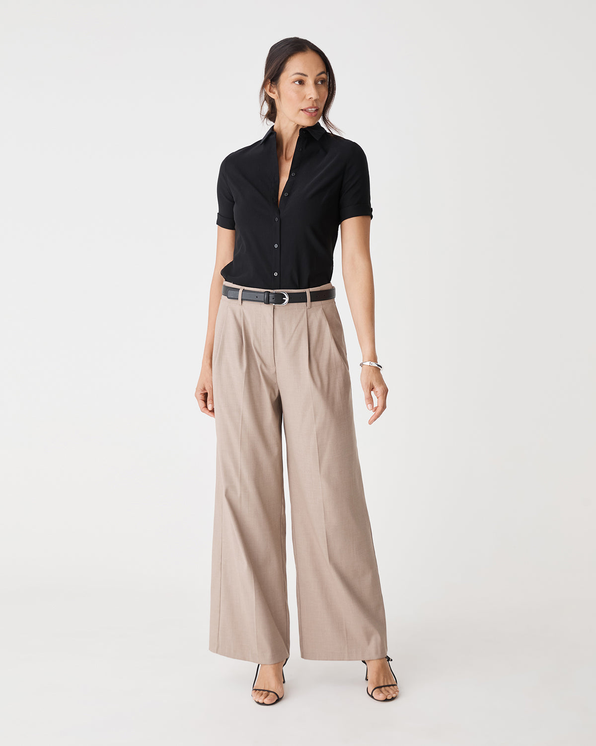 Morgan Short Sleeve Cuff Shirt