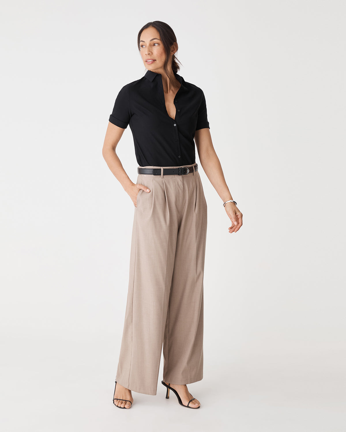 Morgan Short Sleeve Cuff Shirt
