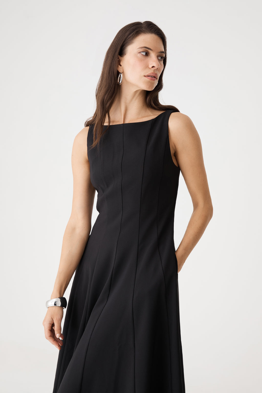 Sally Panel Midi Dress