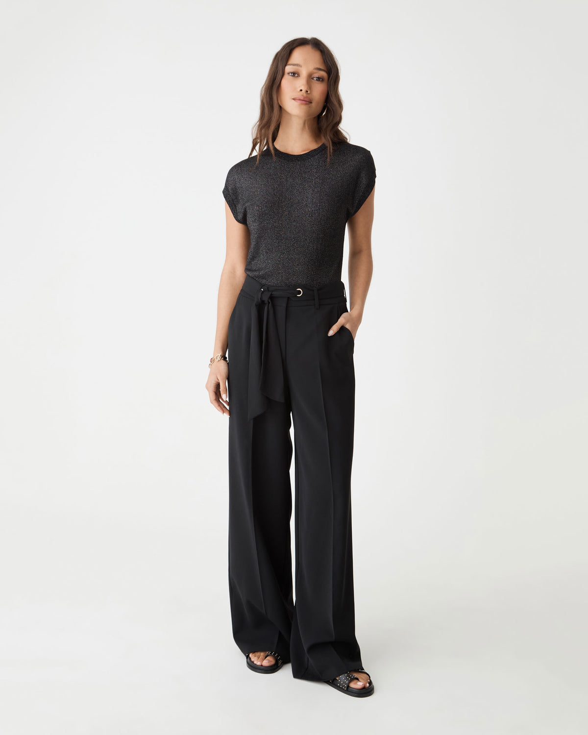 Saskia Lurex Knit Top