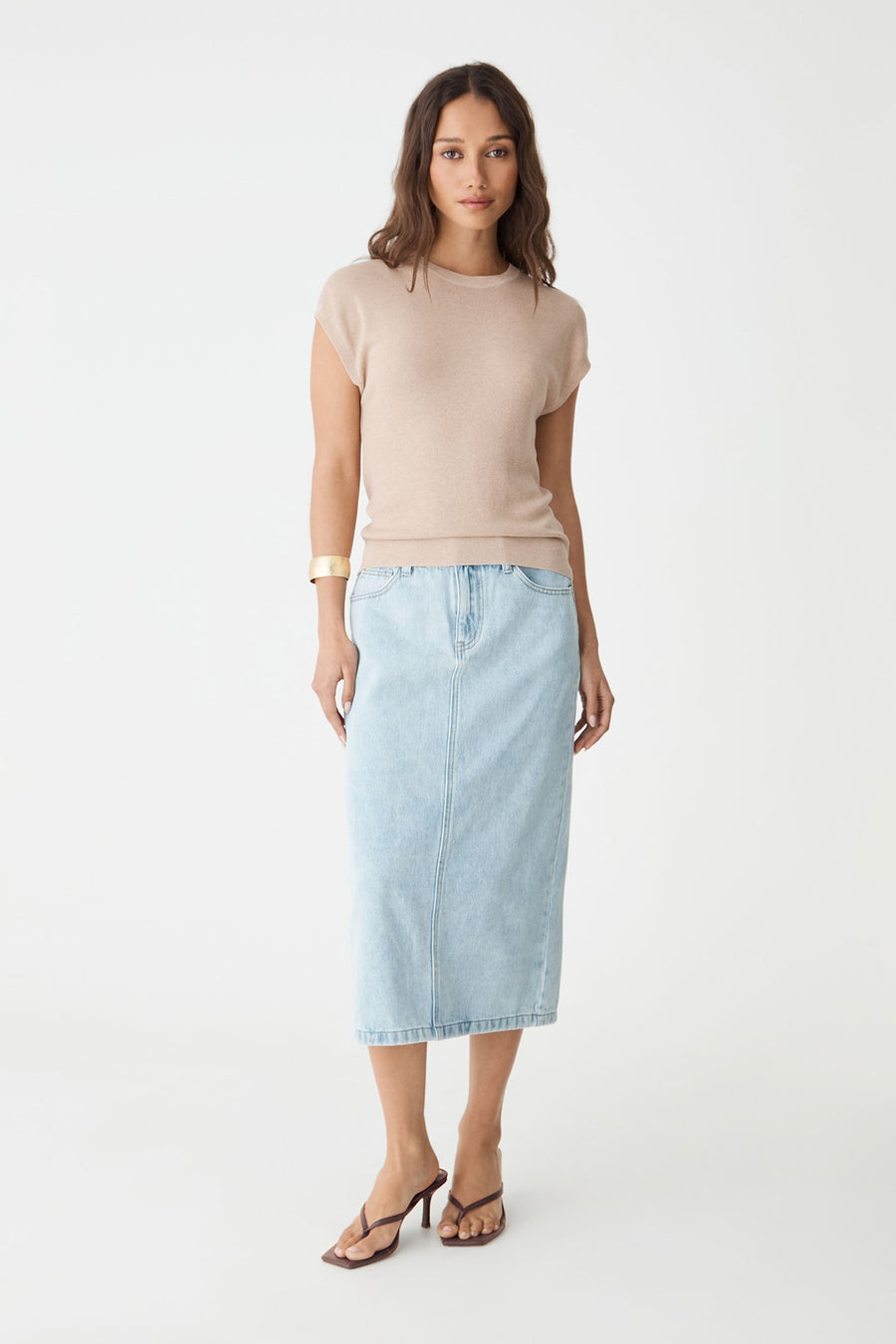 Saskia Lurex Knit Top