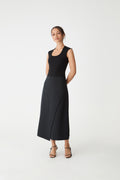 Jennifer ALine Faux Wrap Skirt