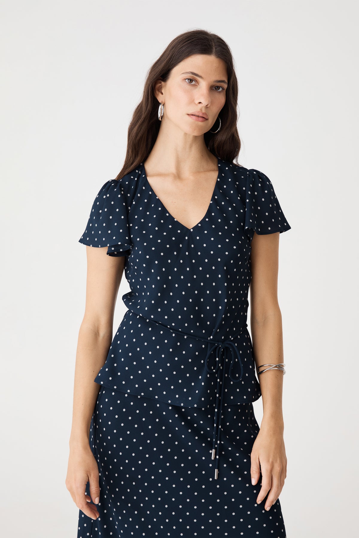 Danielle Frill Sleeve Top
