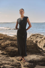 Phoebe Linen Blend Maxi Dress